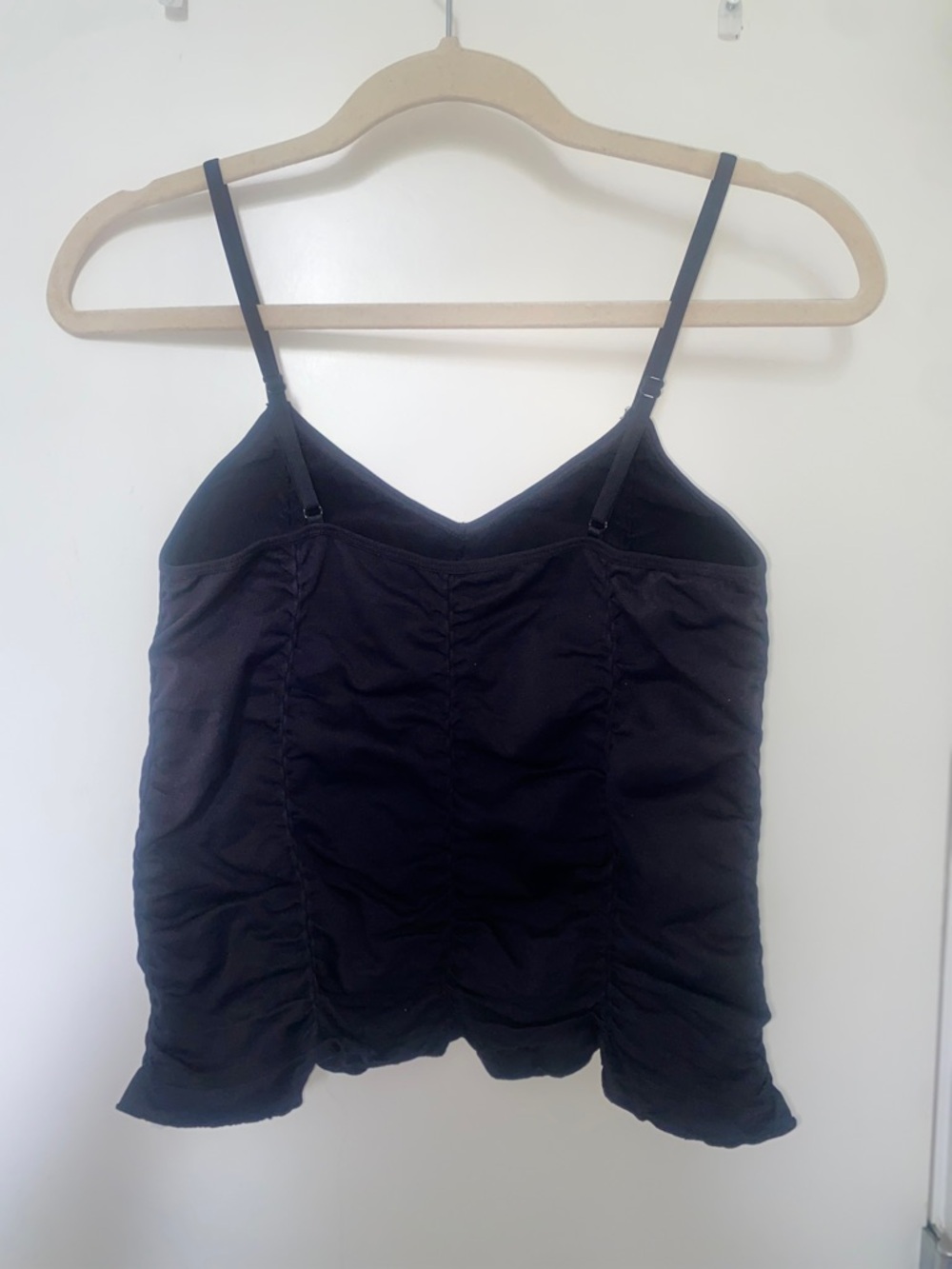 Killstar Black Ruched Spaghetti Strap Cami with Metal Spider M/L - Picture 4 of 4